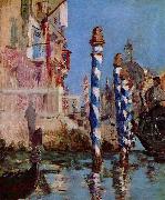 Edouard Manet Canale Grande in Venedig Spain oil painting artist